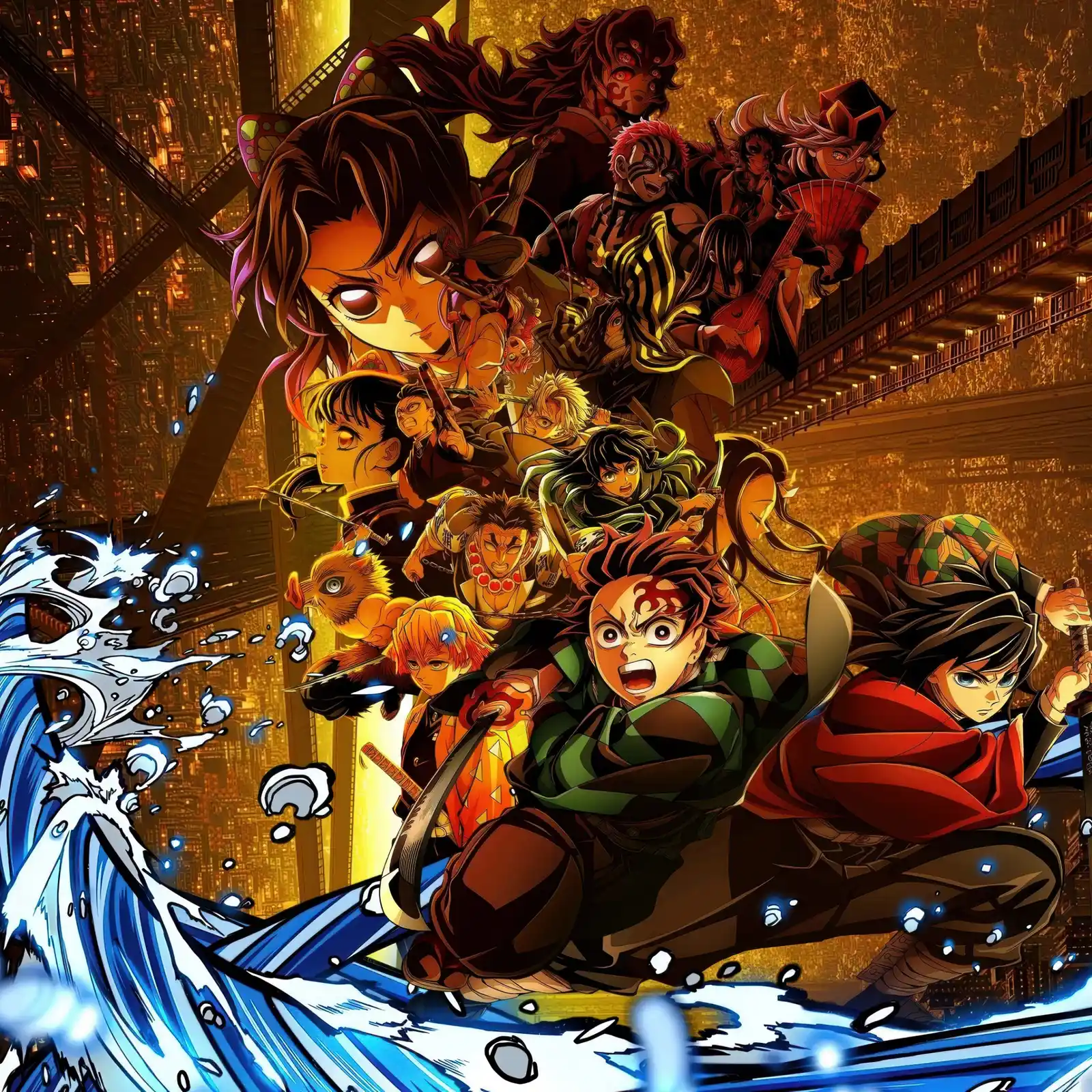 Le casting complet de Demon Slayer réuni, piliers et personnages principaux