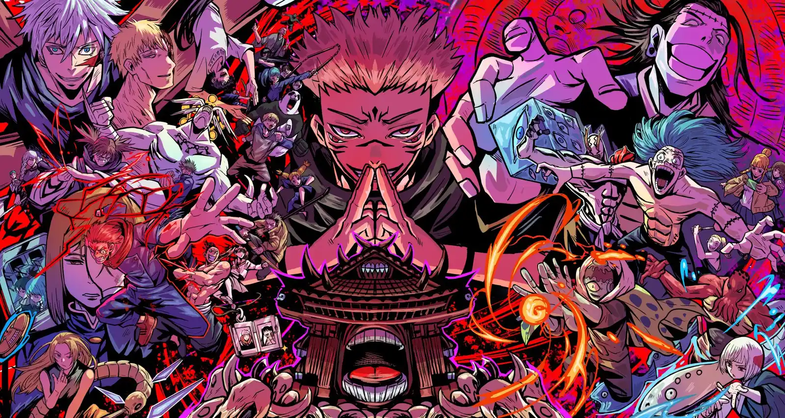 Le casting de Jujutsu Kaisen réuni autour de Sukuna et du Culling Game